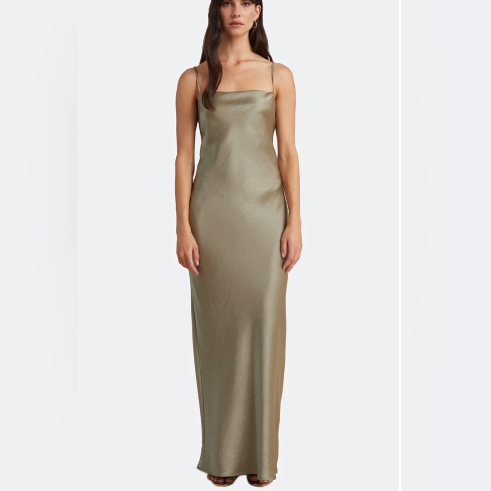 Bec & Bridge Dreamer Tie Dress-Sage